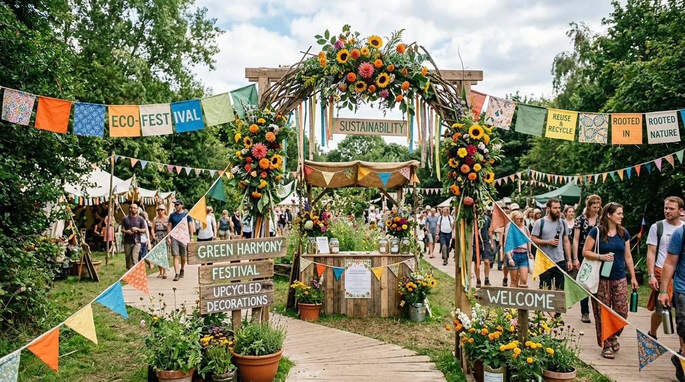 Use Eco-Friendly Festival Decorations